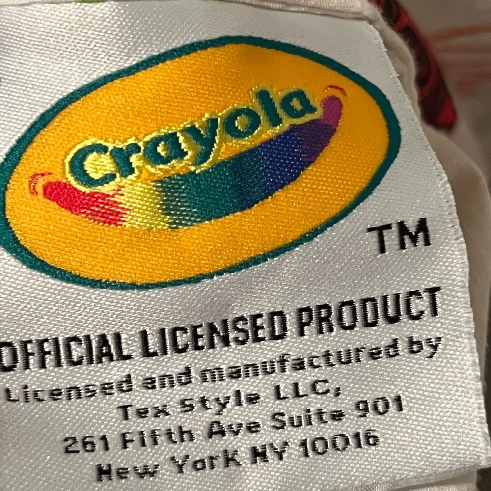 Crayola Licensed product Toddler flat sheet/